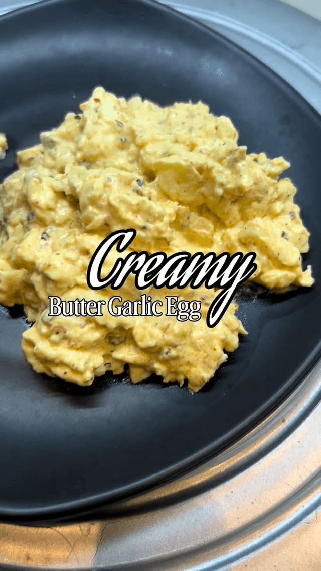 Creamy Butter Garlic Eggs