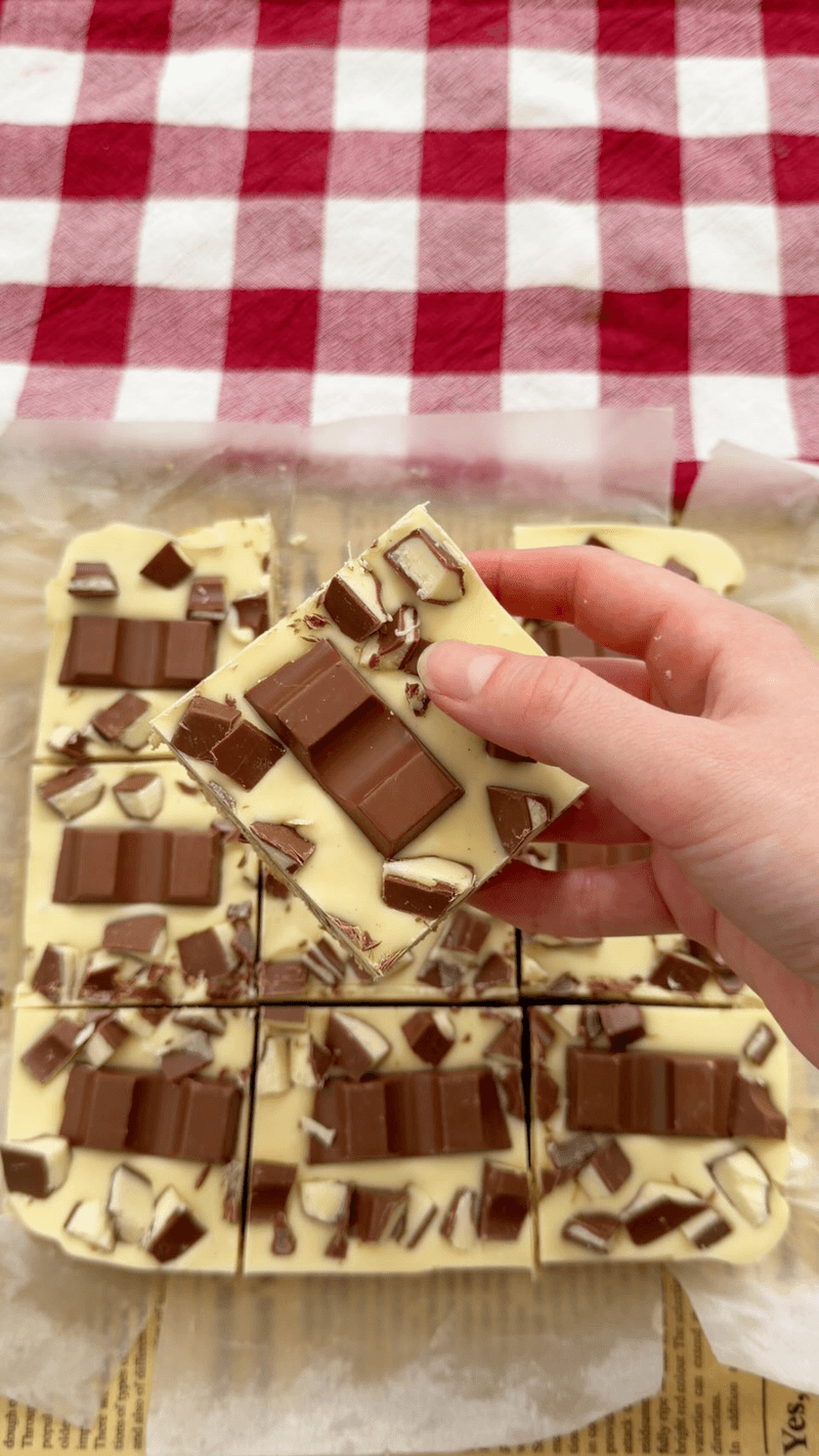 Kinder No Bake Bars