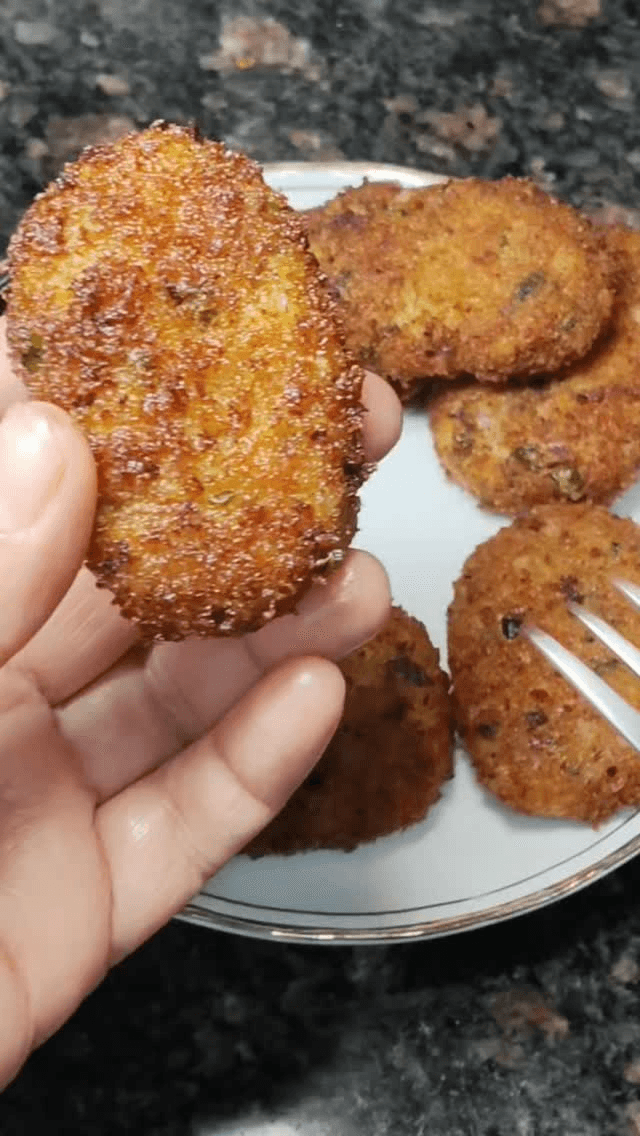 Cheesy Soya Cutlet