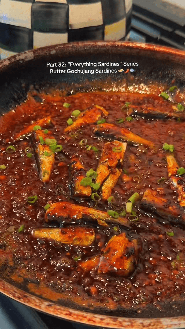 Butter Gochujang Sardines