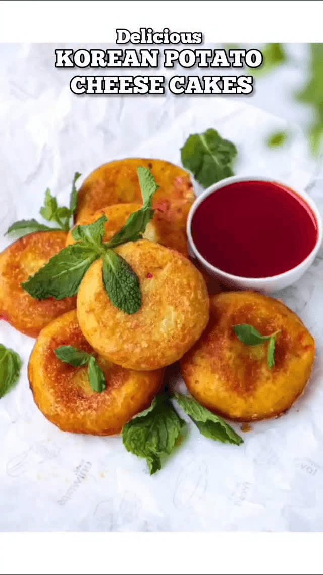 Korean Potato Cheese Cakes