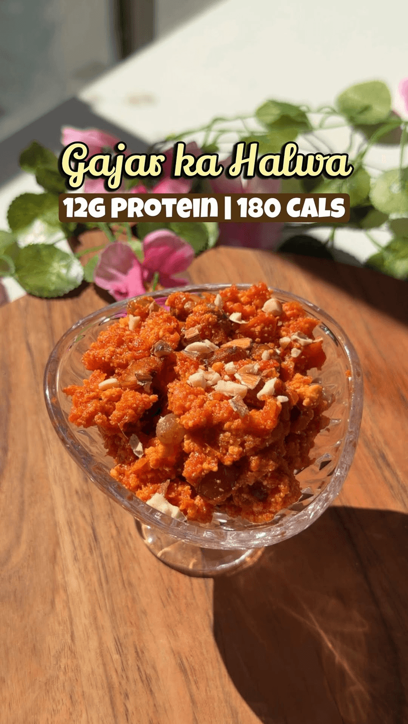 High Protein Gajar Ka Halwa (Carrot Pudding)