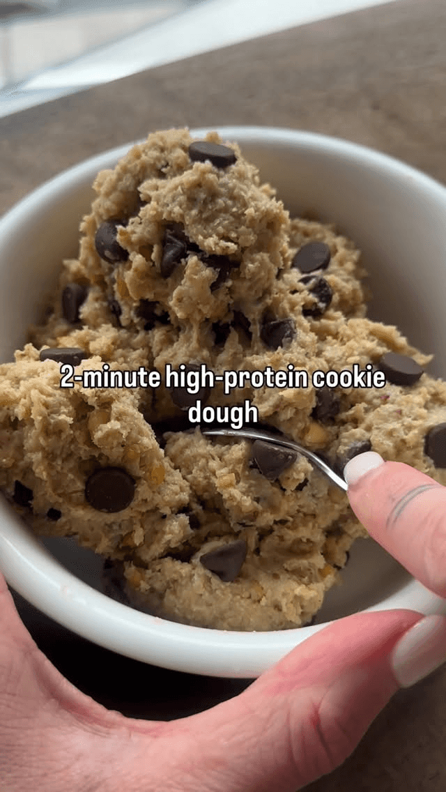 2-Minute High-Protein Cookie Dough