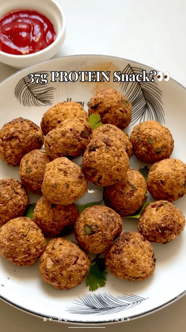 High Protein Veg Popcorn