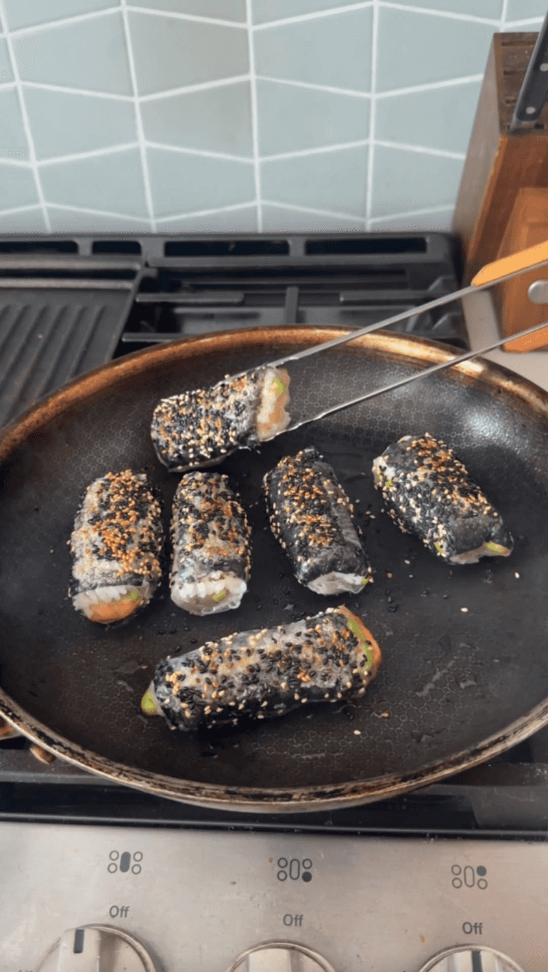 Crispy Rice Paper Sushi