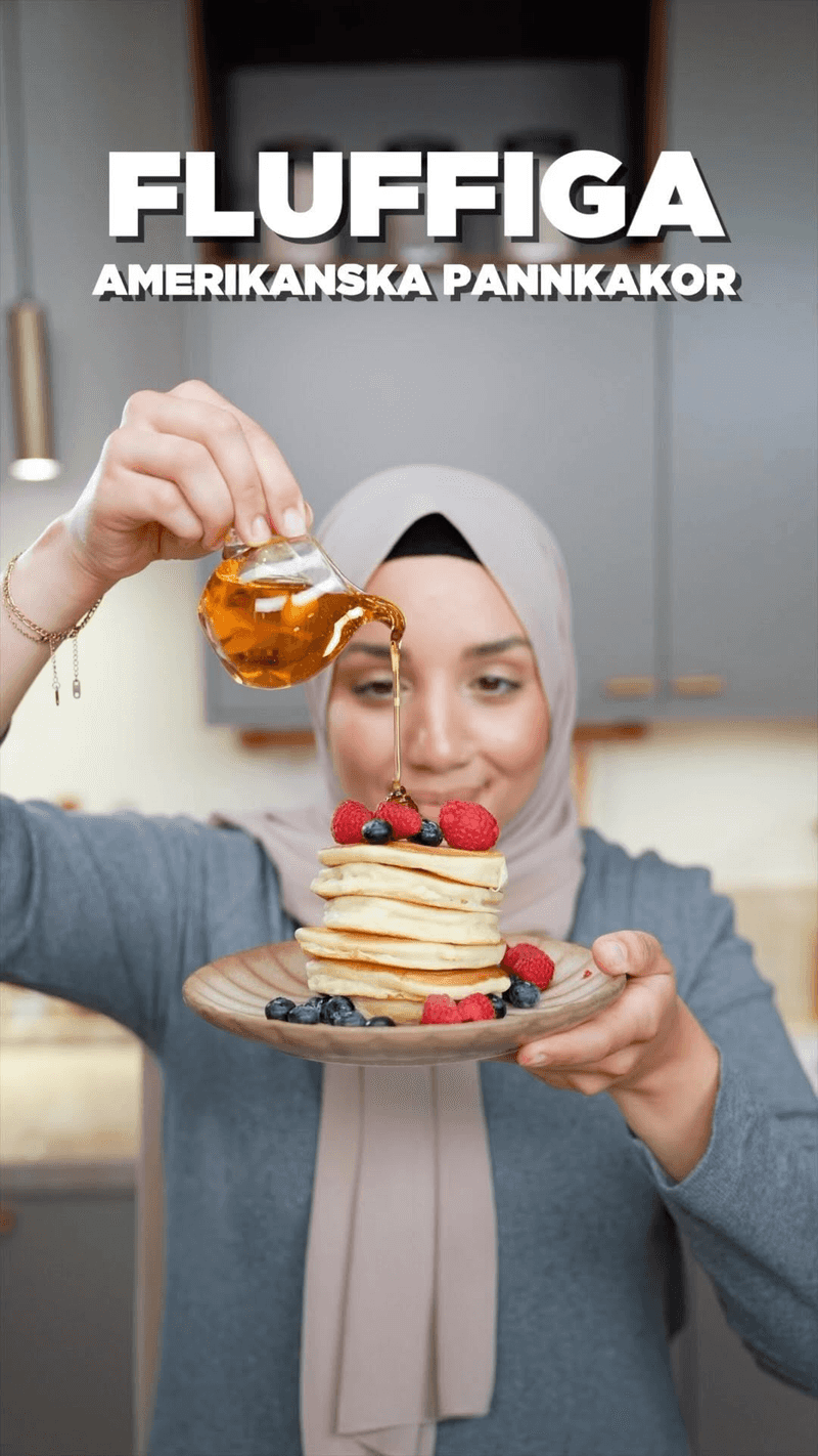 Fluffy American Pancakes