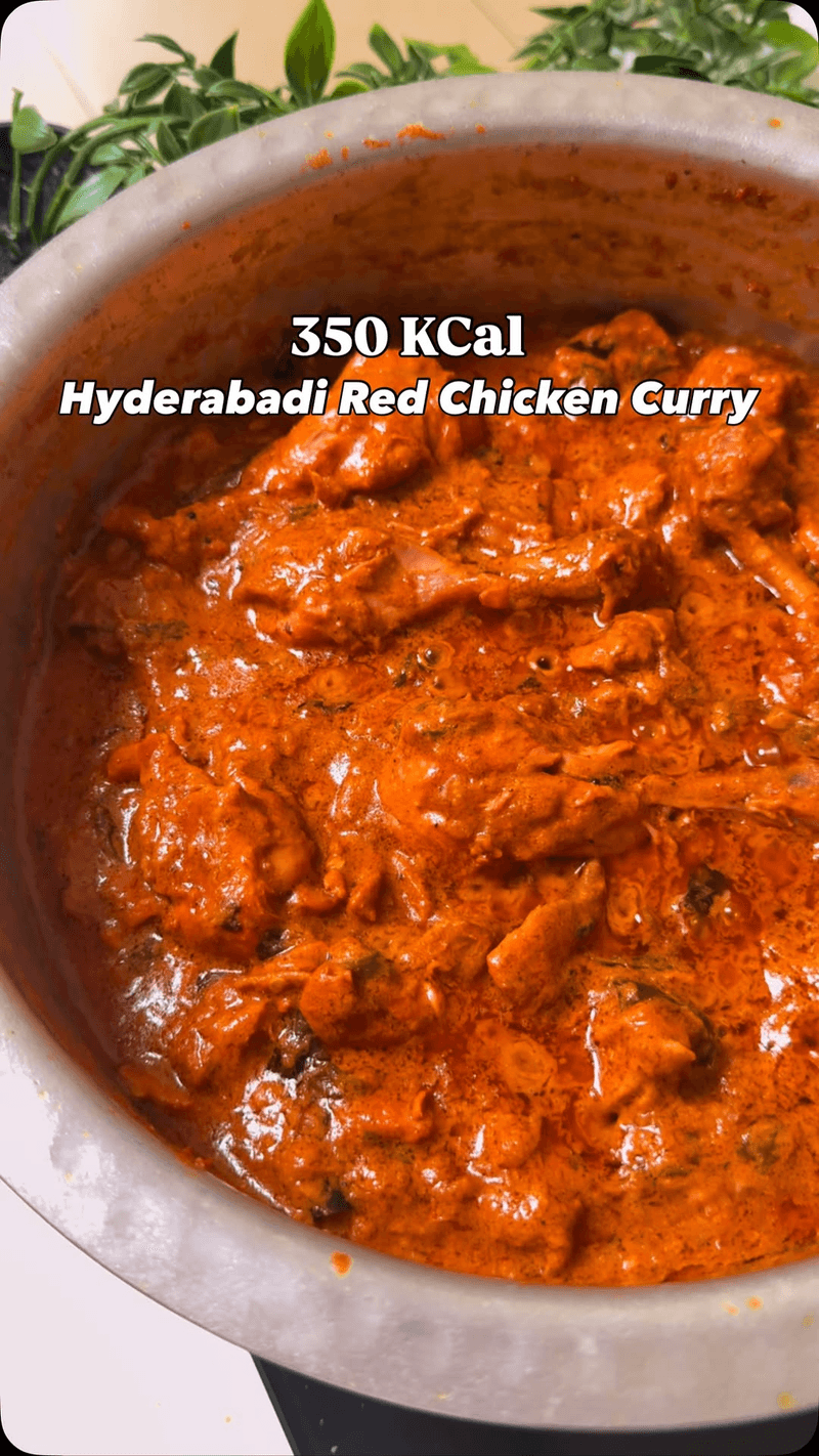 Hyderabadi Wedding-Style Red Chicken Curry