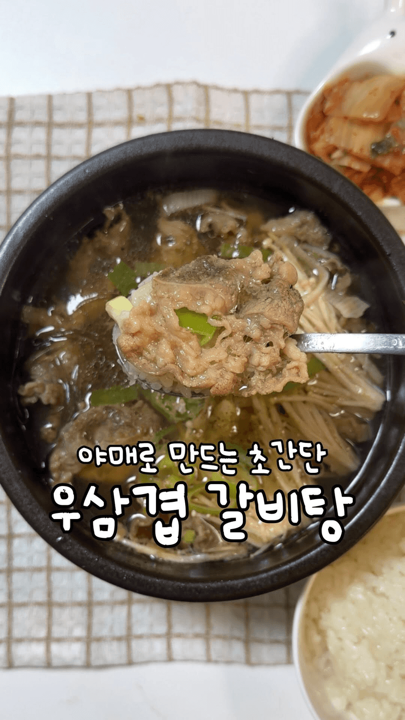 초간단 우삼겹 야매 갈비탕 Thumbnail