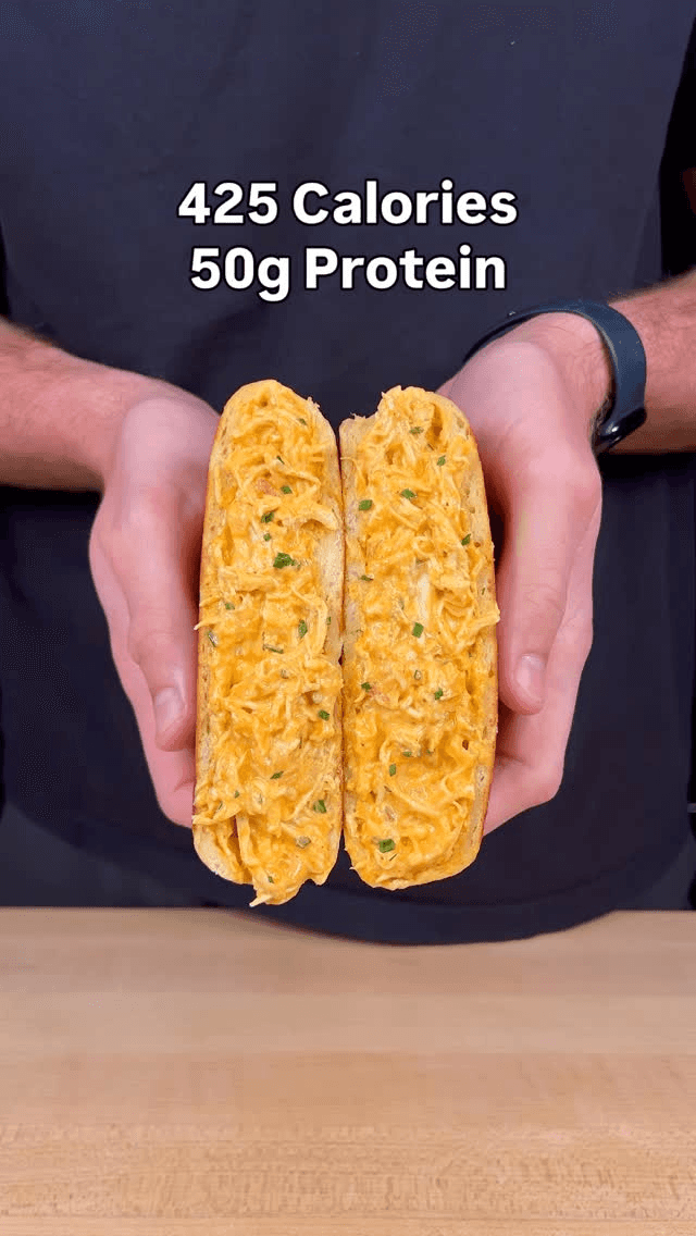 High Protein Buffalo Chicken Hot Pockets