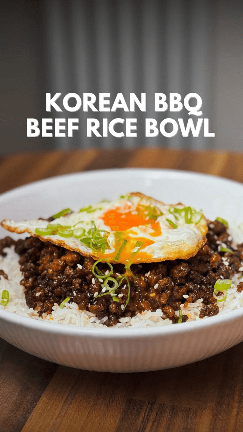Korean BBQ Beef Rice Bowl