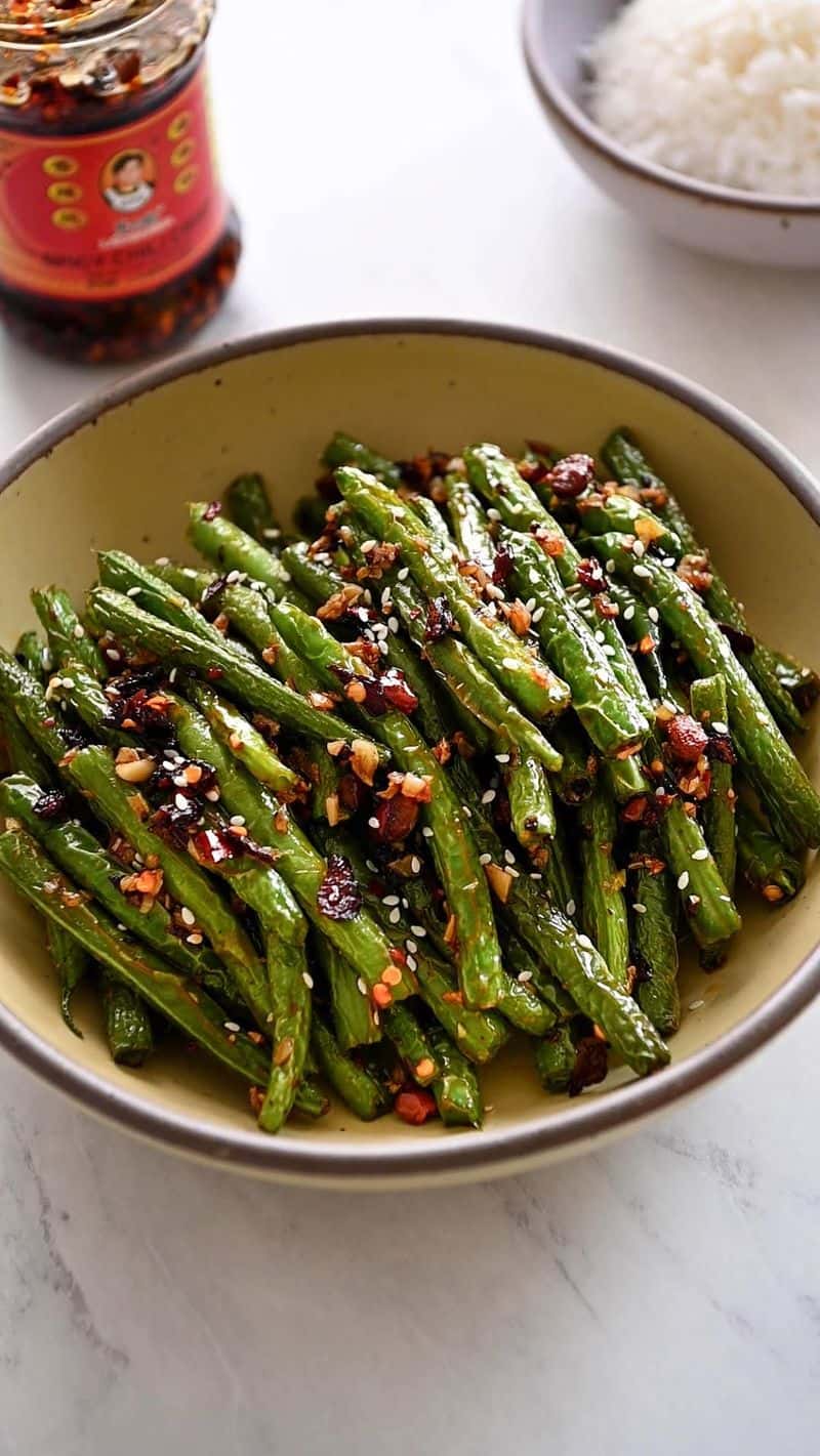 Chinese Garlic Green Beans