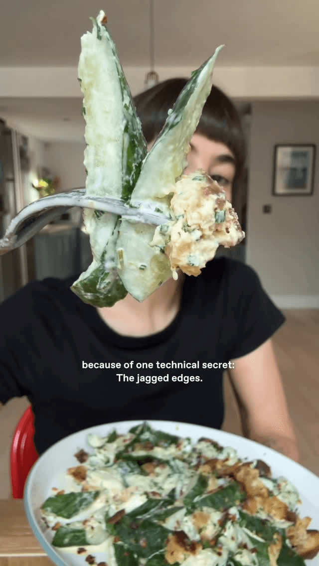 Smashed Cucumber Caesar