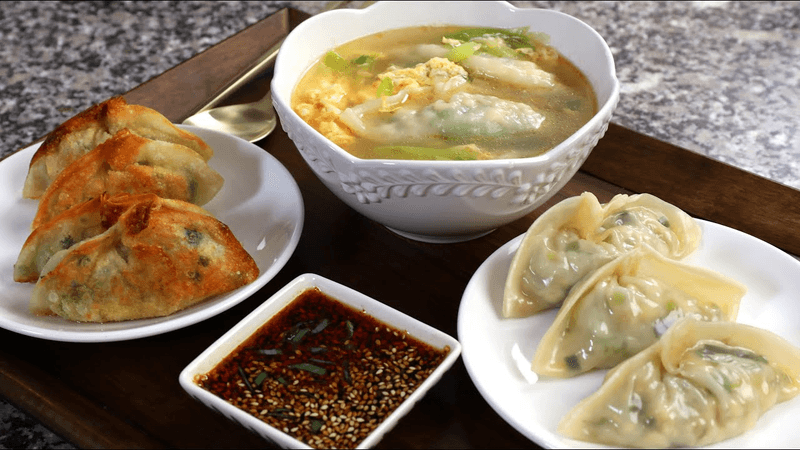 Homemade mandu (Korean dumplings) 3 ways!