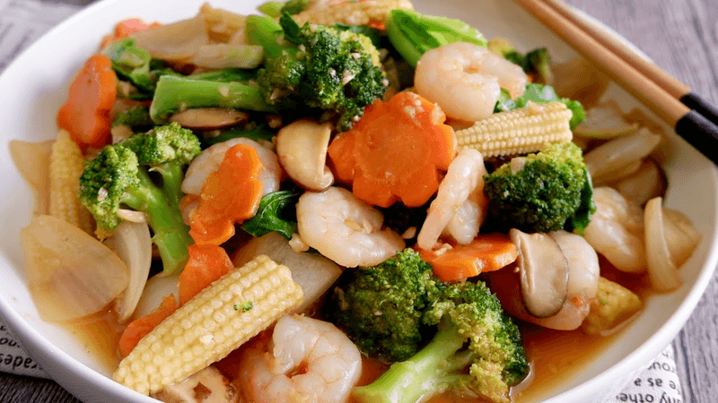 How to Cook the Perfect Sauce for Shrimp & Vegetables Chinese Chapsoy Chop Suey Recipe