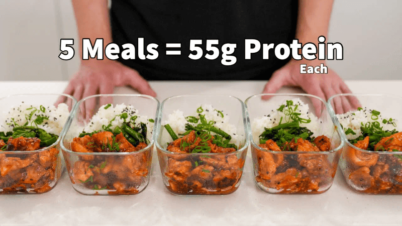 Honey Sriracha Chicken Meal Prep