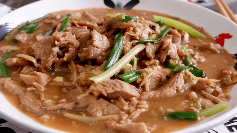 Stir-Fried Sesame Oil Pork