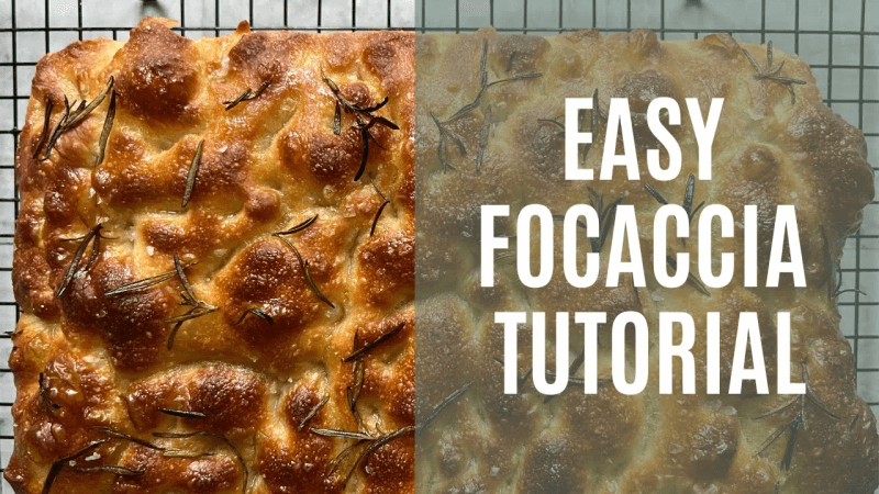 Easy Overnight Focaccia