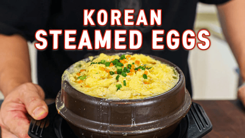 This 10 Minute Korean Steamed Eggs Will Change Your LIFE! (2 Ways) l Gyeran jjim