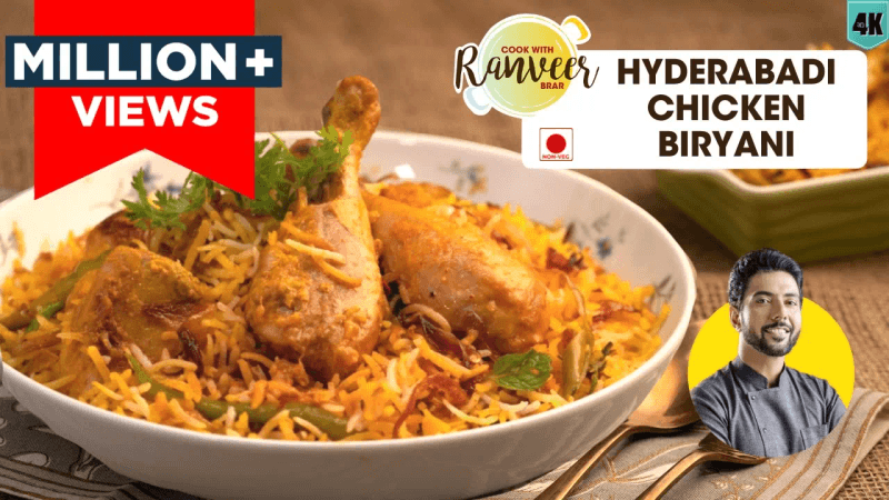 Hyderabadi Chicken Biryani | Hyderabadi Chicken Dum Biryani | Chicken Dum Biryani | Chef Ranveer Brar
