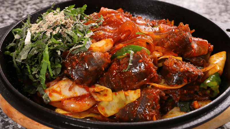 Spicy Stir-fried Sundae-bokkeum