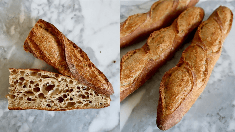 Baguette [Baguette Recipe and Process Made with a Small Amount of Yeast] Baguette [Class by August 14th]