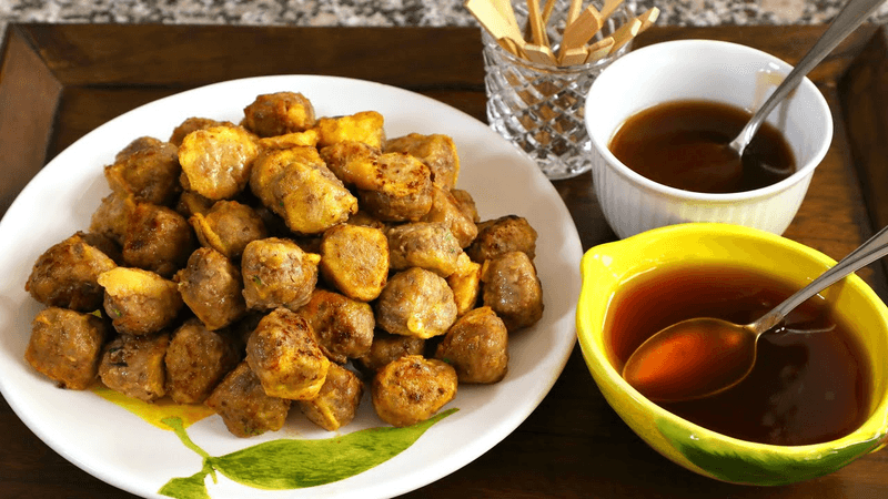 Korean meatballs with sauce (Wanja)
