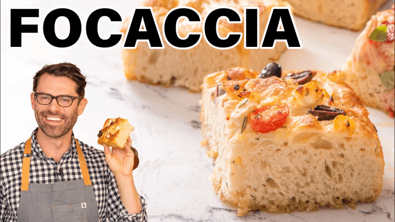 Easy Focaccia Recipe Thumbnail