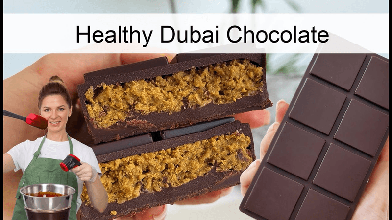 Healthy Dairy-free and Gluten-Free Dubai Chocolate From Scratch Thumbnail