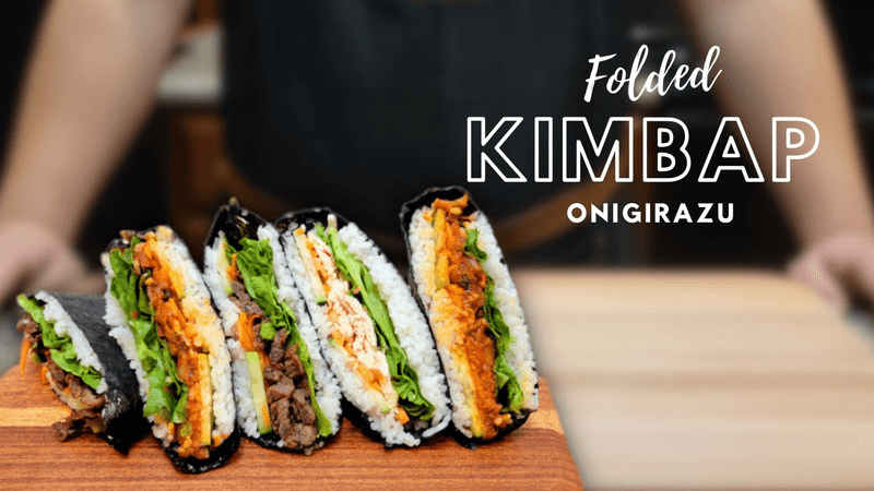 Folded Kimbap Sandwiches (3 Ways) Thumbnail