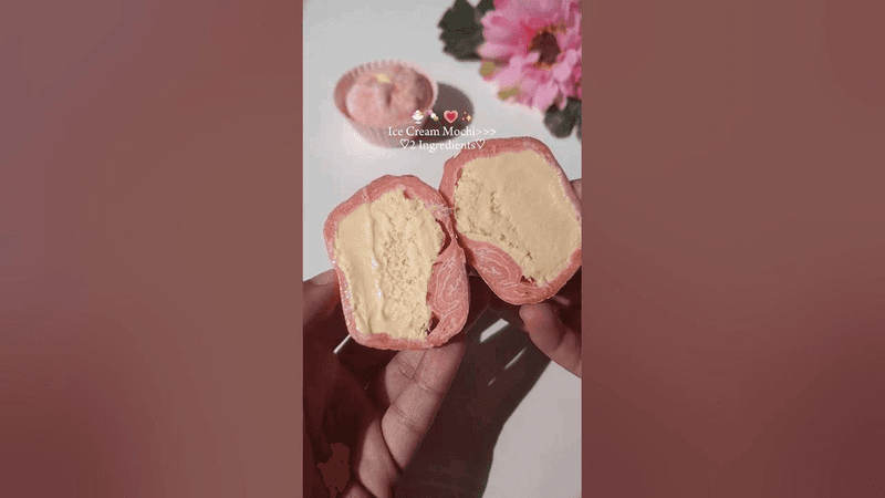2 Ingredient Mochi Ice Cream Thumbnail