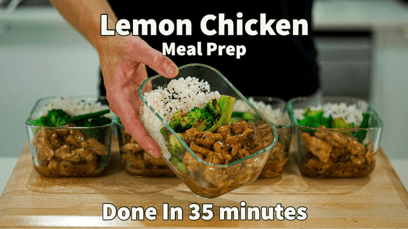 Make 5 Meals In 35 Minutes With This Lemon Chicken Meal Prep Thumbnail