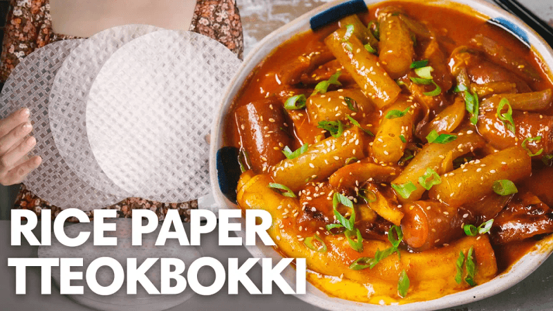 Viral Rice Paper Tteokbokki Thumbnail