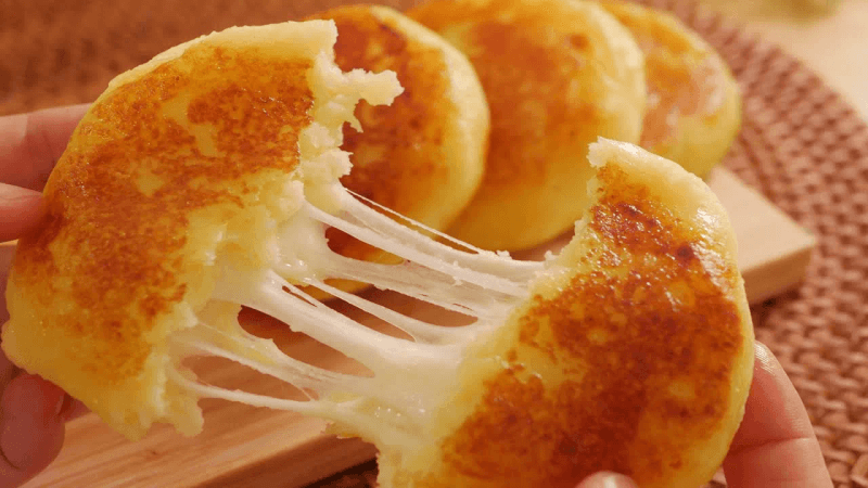 Cheese Potato Pancakes, No Flour |Korean Style 🧀 Thumbnail